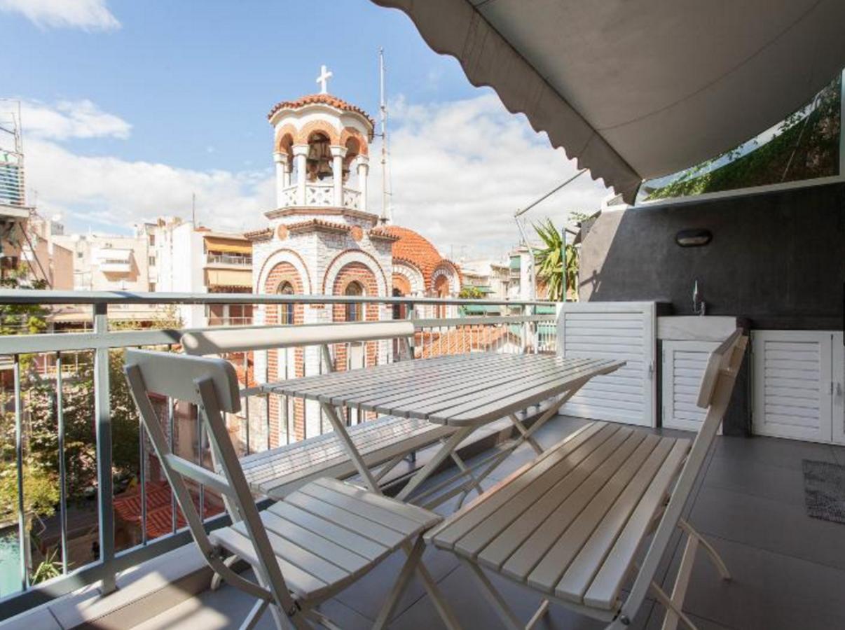 Acropolis Charming Apartment With Large Balcony - Dm17 Atene Esterno foto